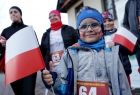 Chłopiec trzymający flagę Polski