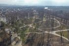 Park Strzelecki w Nowym Sączu - widok z drona