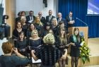 Występ chóru na inauguracji roku akademickiego na tarnowskiej PWSZ.