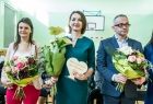 Marta Malec-Lech z zarządu województwa wraz z pozostałymi uczestnikami ślubowania.