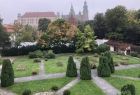 kolorowe zdjęcie ogrodu Muzeum Archeologicznego w Krakowie