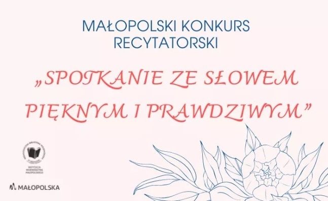 grafika - Małopolski konkurs Recytatorski