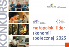 Baner graficzny konkursu Małopolski Lider Ekonomii Społecznej 2023