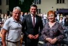 Marszałek Łukasz Smółka, radna województwa Lidia Gądek oraz radny Tadeusz Arkit