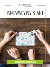 Okładka publikacji "Innowacyjny Start nr 2 (50) 2020 grudzień - Gospodarka współdzielenia"