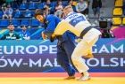 zawodnicy judo podczas walki w hali w Krynicy - Zdroju