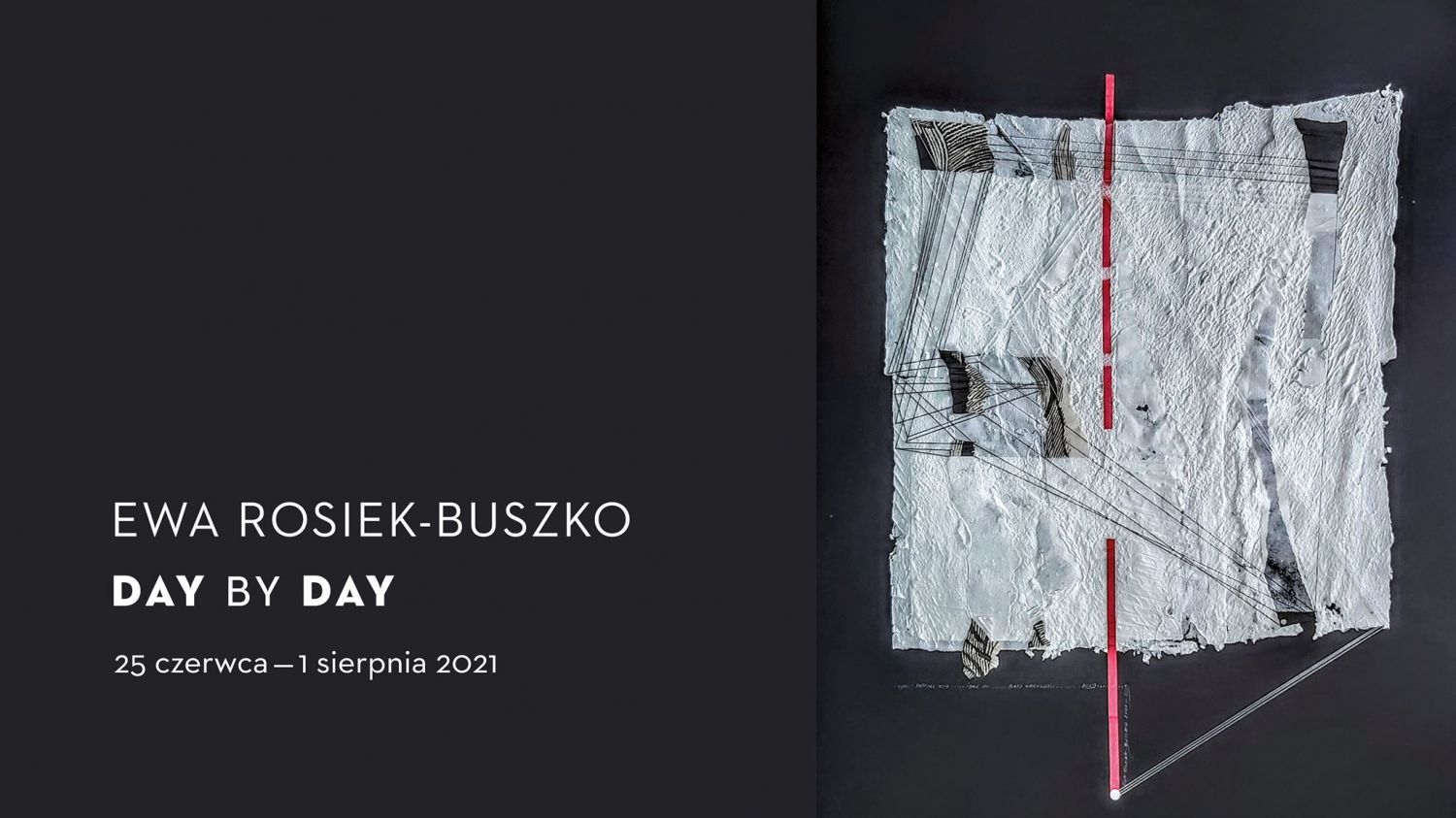 Ewa Rosiek- Buszko - plakat wystawy