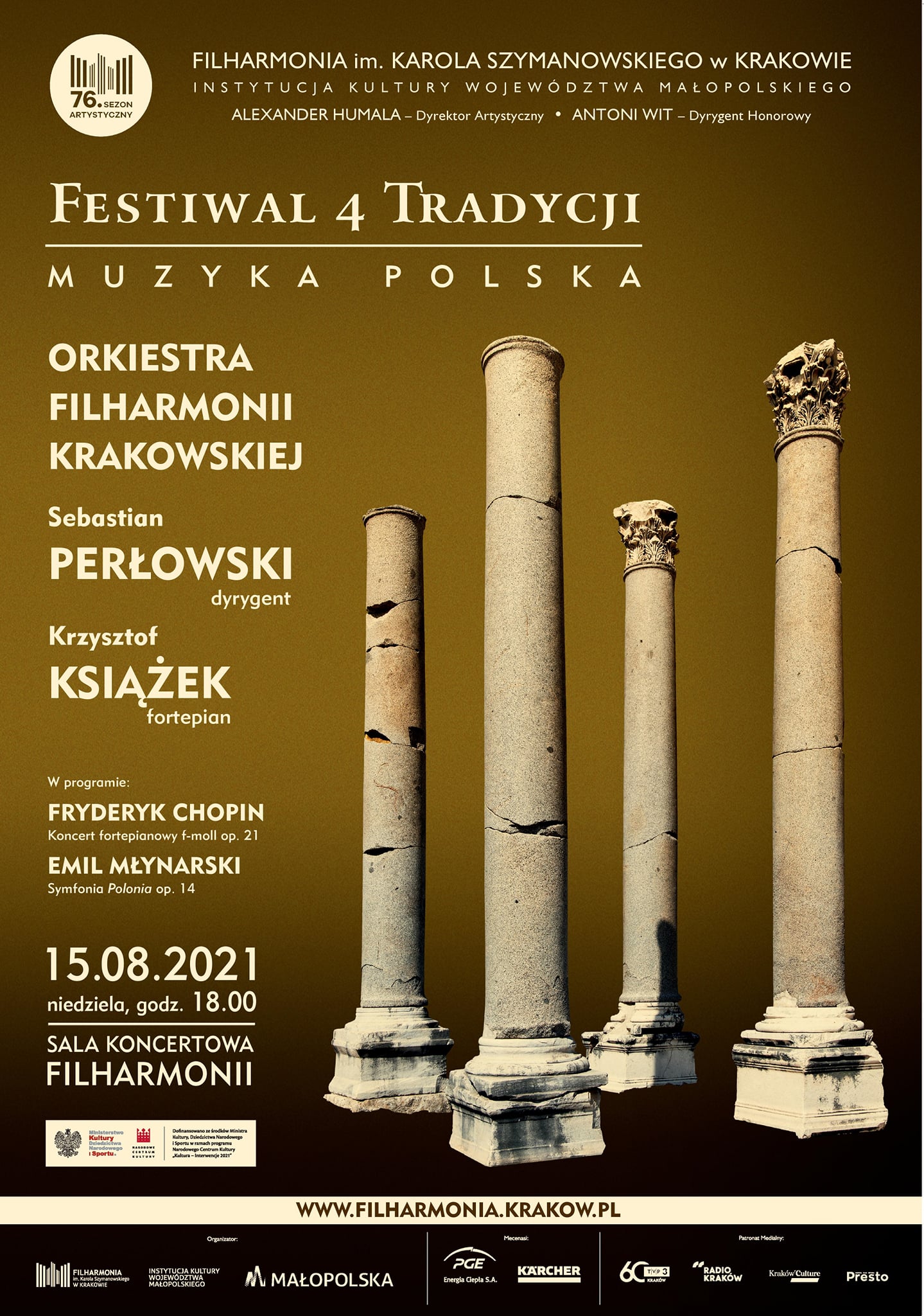 Festiwal 4 tradycji - plakat promujący wydarzenie.