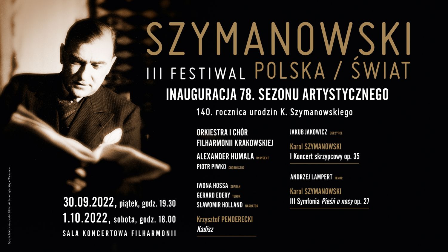 Sezon artystyczny w Filharmonii Krakowskiej