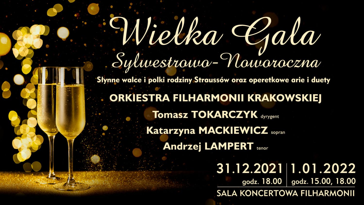 Gala Sylwestrowa w Filharmonii Krakowskiej