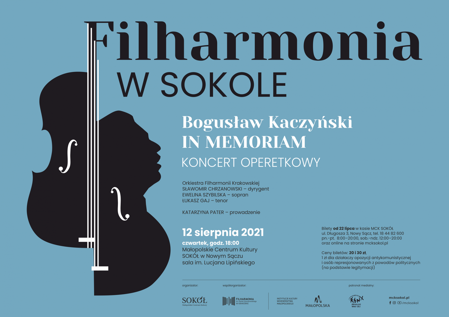 Filharmonia w SOKOLE - grafika promująca wydarzenie.