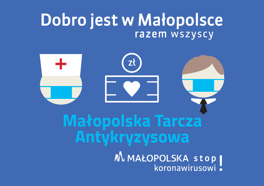 Grafika kampanii Dobro jest w Małopolsce.