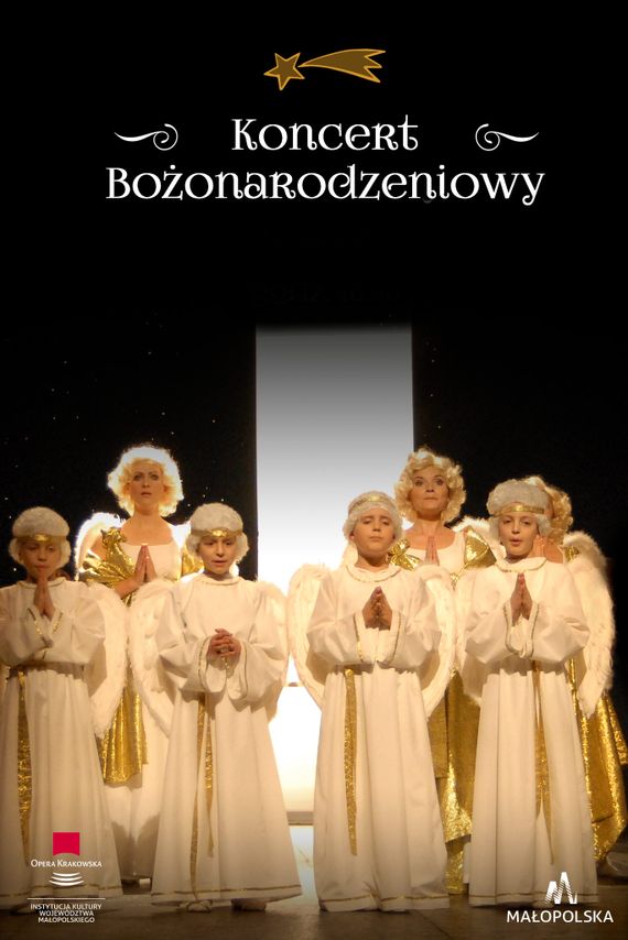 Koncert bożonarodzeniowy - plakat Opery Krakowskiej