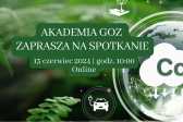 BEZPŁATNE spotkanie online w zakresie GOZ - 13 czerwca 2024 r. o godz. 10:00 