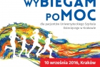 Plakat wydarzenia. Wybiegam pomoc 