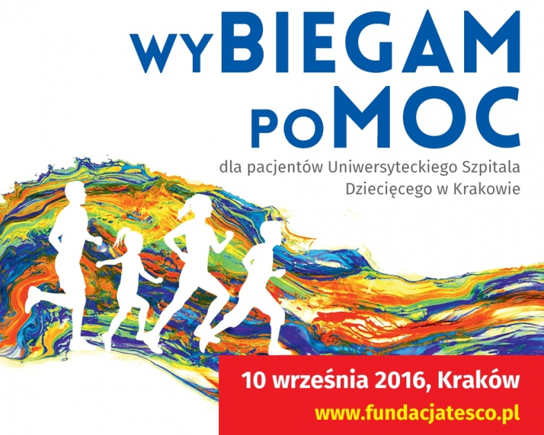 Plakat wydarzenia. Wybiegam pomoc 