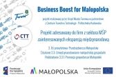 Przejdź do: Business Boost for Malopolska