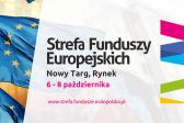 Przejdź do: Ostatnia Strefa Funduszy Europejskich „Małopolska myśli o Tobie” zaprasza do Nowego Targu 