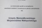 Dyplom od Konfederacji Lewiatan za doskonałe wyniki w zarządzaniu zasobami ludzkimi i inwestycje w jakość zatrudniania