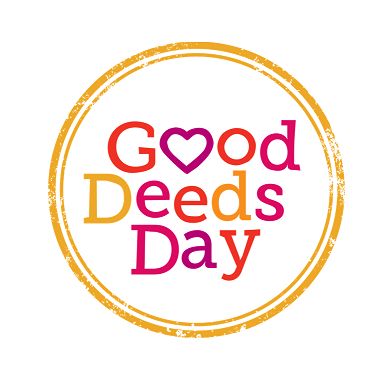 Zdjęcie przedstawia logo wydarzenia Good Deeds Day-dzień dobrych uczynków.
