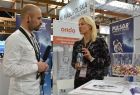 stoisko na targach kompozyt-expo; wywiad z przedstawicielką jednej z firm