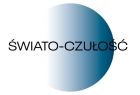 Grafika nowego cyklu projekcji filmowych. Biało-niebieska kula z napisem światło-czułość.