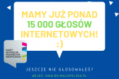 Przejdź do: Już ponad 15 tysięcy głosów internetowych