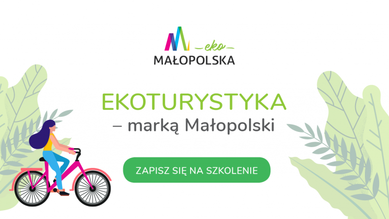 Plakat projektu ekoturystyka Małopolski