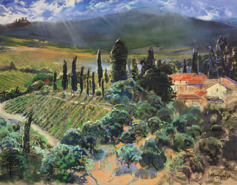 Jerzy Martynów - Motyw z Toskanii (fragment)