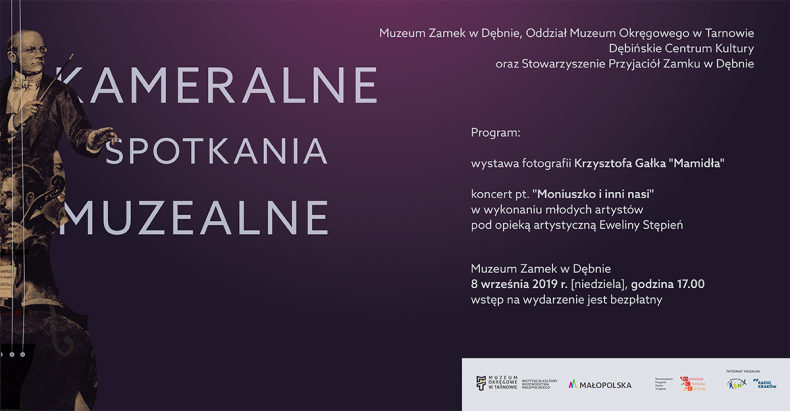 baner promujący wydarzenie "Kameralne Spotkania Muzealne"