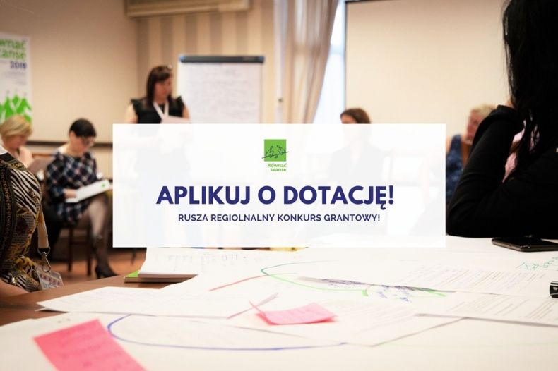 Grafika promująca Regionalny Konkurs Grantowy 2019