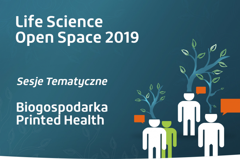 grafika promująca spotkanie life science open space