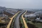 widok na obwodnicę Koszyc z góry, wykonane dronem