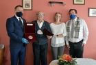 sekretarz Wojciech Piech, kapitan Stefan Kulig z córką, historyk Jan Michał Ruchała