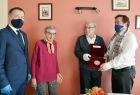sekretarz Wojciech Piech, kapitan Stefan Kulig z żoną, historyk Jan Michał Ruchała