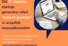 Grafika informująca o tym, że od 17 sierpnia rusza generator