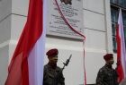 Odsłonięcie tablicy pamiątkowej w hołdzie żołnierzom Armii Ochotniczej