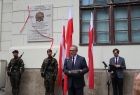 Odsłonięcie tablicy pamiątkowej w hołdzie żołnierzom Armii Ochotniczej