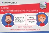 Przejdź do: Zgłoś zadanie do BO Małopolska i zmień swoją okolicę!