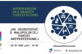 Przejdź do: Webinarium dla branży turystycznej - „Jak skorzystać z Małopolskiej Tarczy Antykryzysowej”