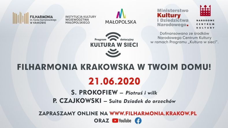 Filharmonia Krakowska. Koncert - grafika promująca wydarzenie