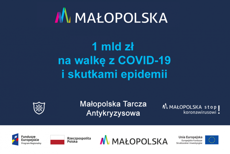 grafika Małopolska Tarcza Antykryzysowa