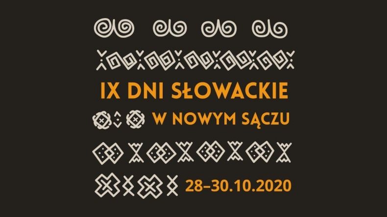 Grafika z etnicznymi wzorami oraz datą i nazwą festiwalu