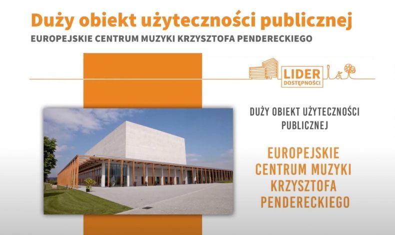 Lider Dostępności. Grafika promująca nagrodę.