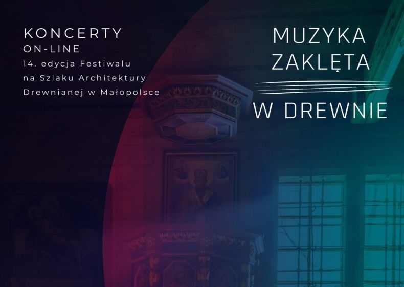 Muzyka Zaklęta w Drewnie - grafika promująca wydarzenie