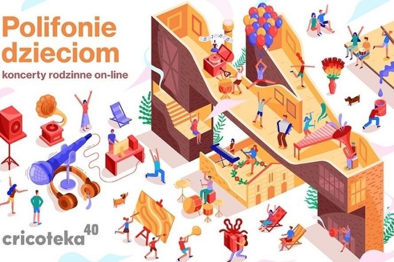 Polifonie dzieciom - grafika promująca wydarzenie