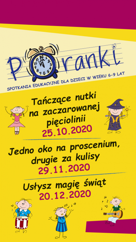 Poranki w Operze Krakowskiej. Grafika