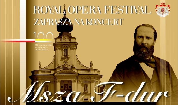 Msza F-dur na Royal Opera Festival - Plakat wydarzenia.