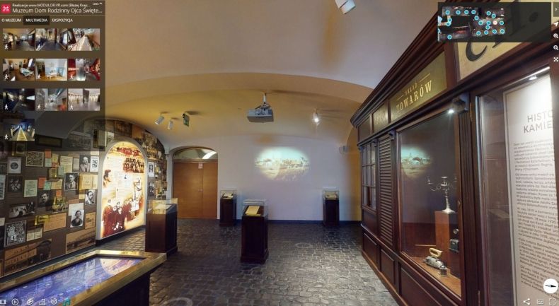 Na zdjęciu wnętrze z muzeum