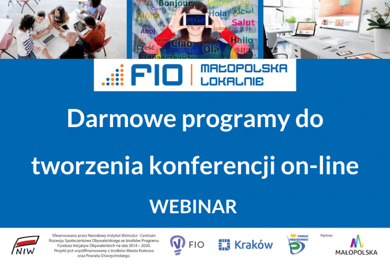 Zdjęcie przedstawia zaproszenie do udziału w webinarze